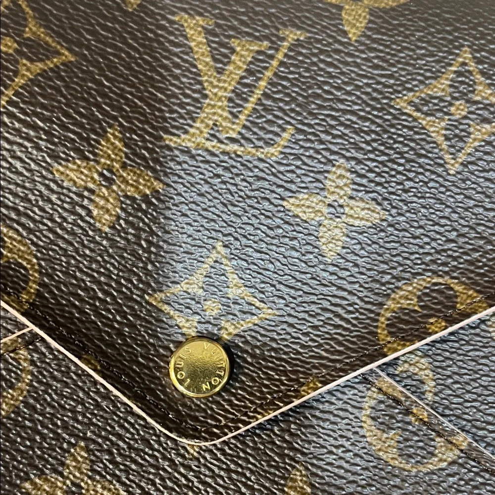 Louis Vuitton Monogram Envelope Clutch - Black and Brown Large Kiragami only - Picture 7 of 9